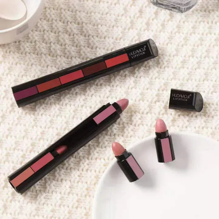 5 in 1 Matte Waterproof & Long-lasting Lipsticks