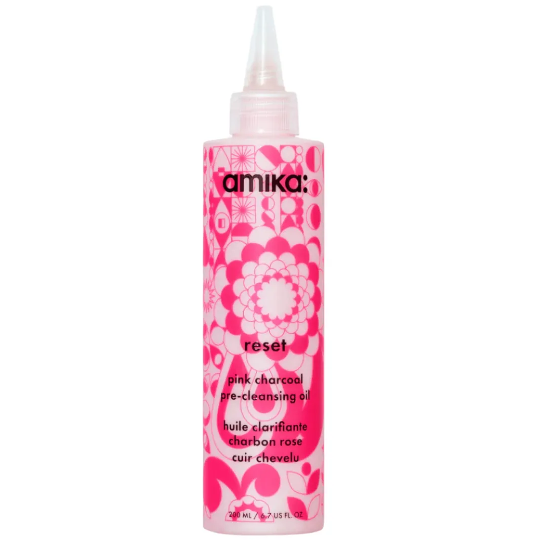 Amika Reset Pink Charcoal Scalp Cleansing Oil 200ml