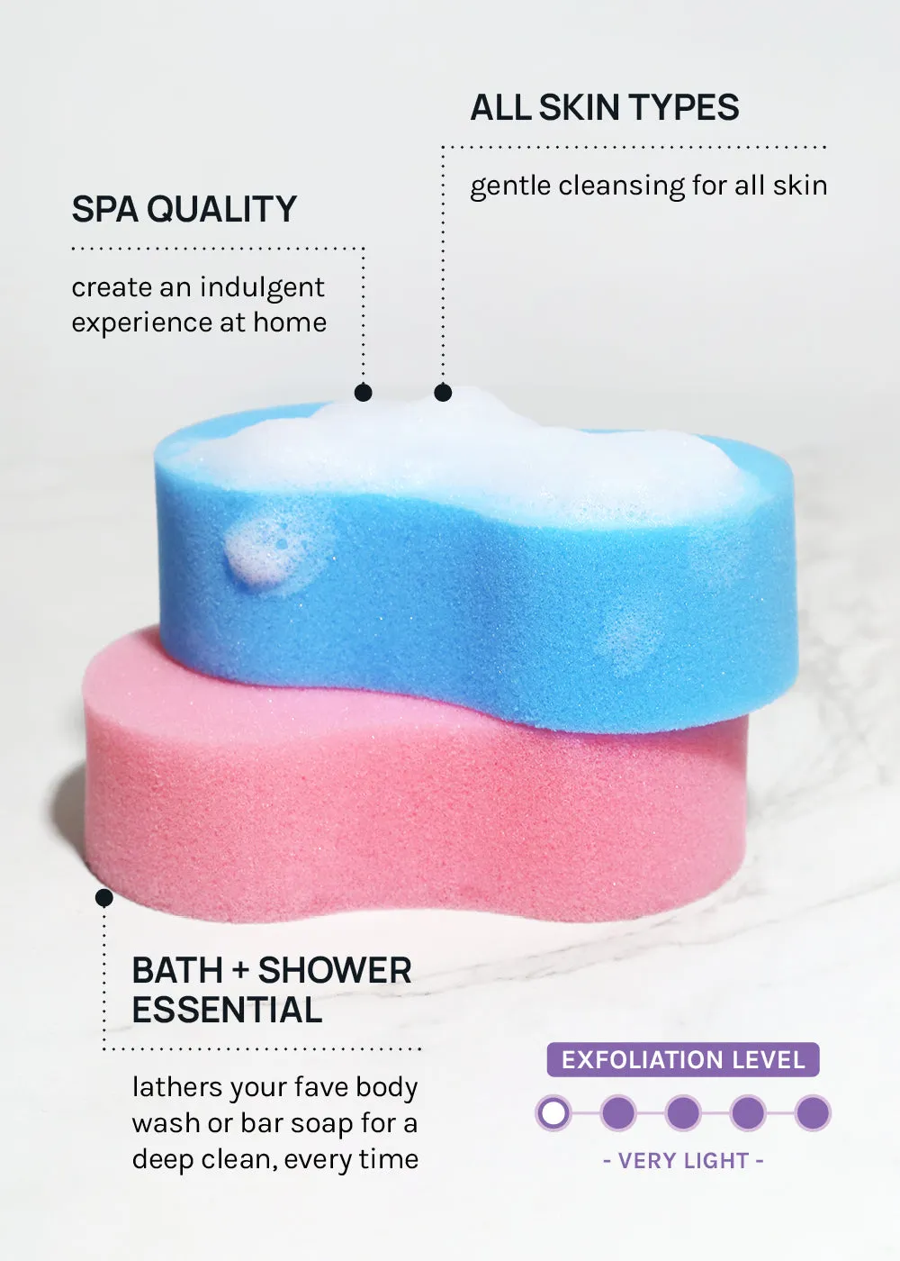 AOA Large Expanding Bath Sponge