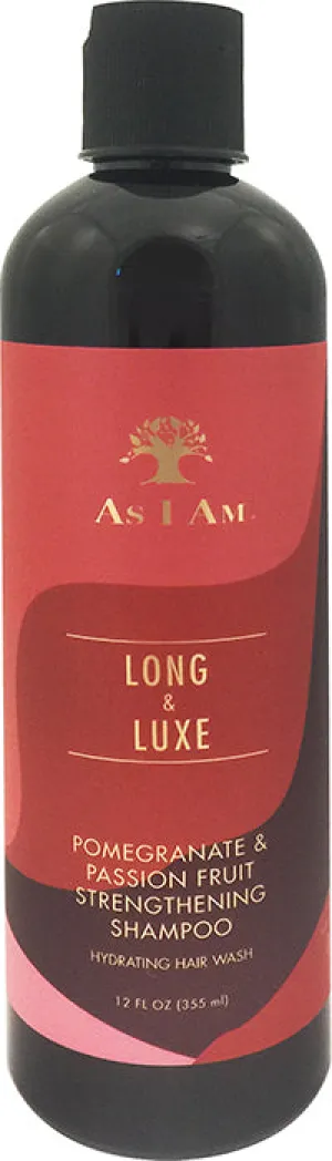 As I Am Long & Luxe Pomegranate Strengthening Shampoo