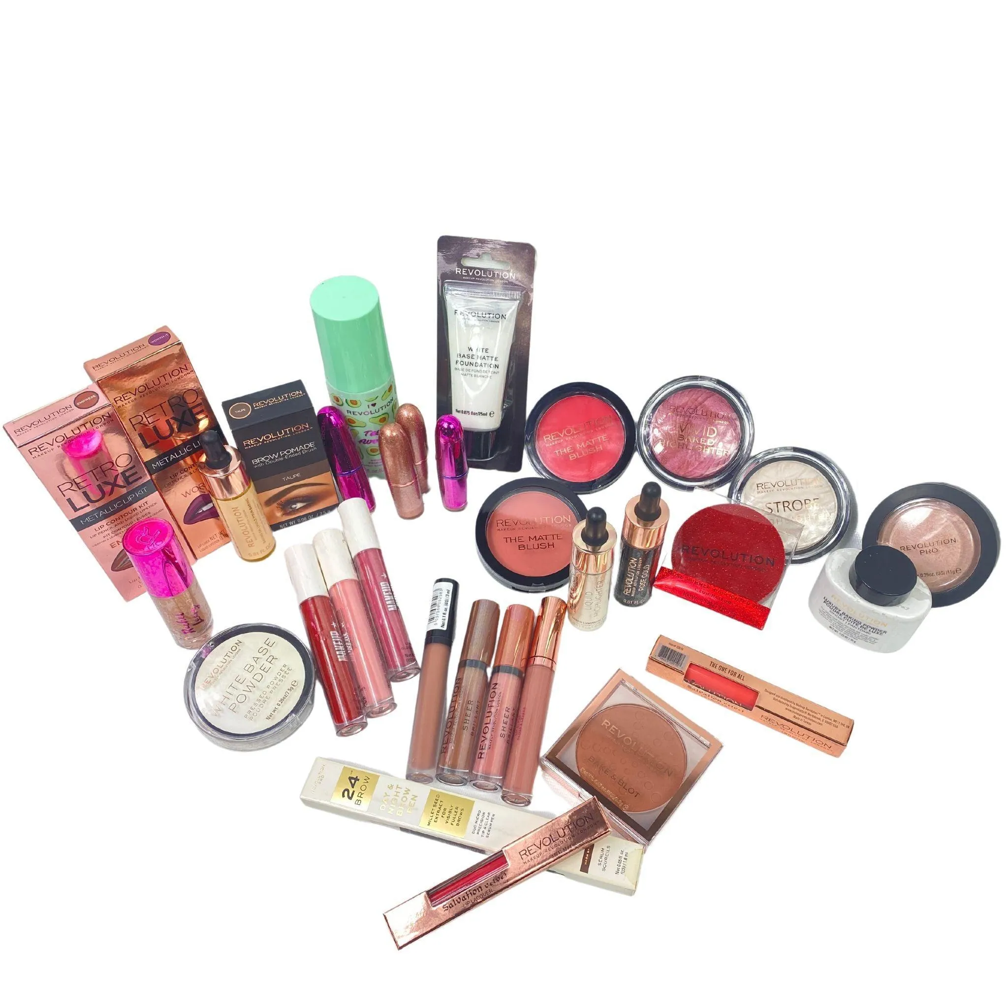 Assorted Revolution Cosmetics (250 Pcs Box)