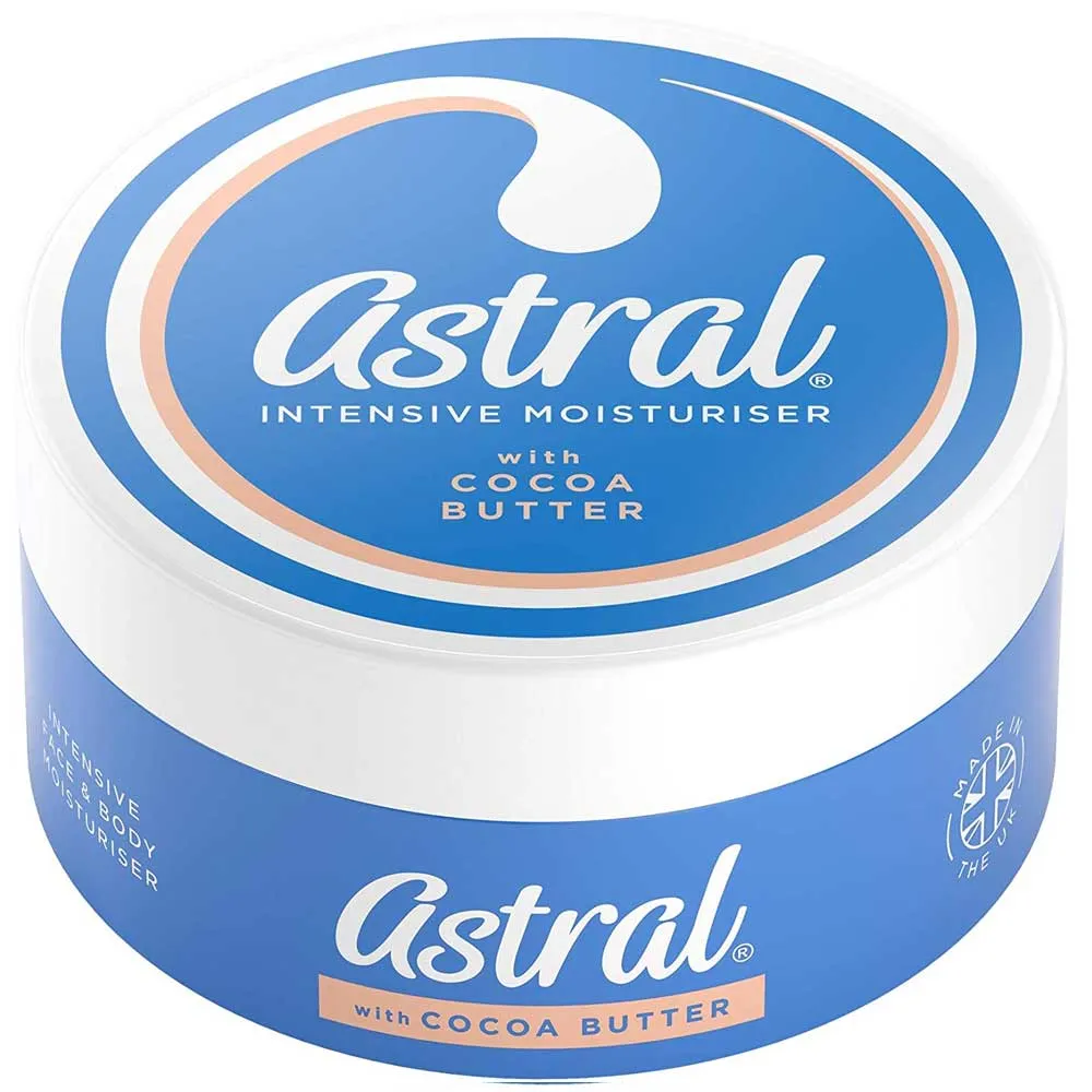 Astral Face And Body Intensive Moisturiser With Cocoa Butter 200ml