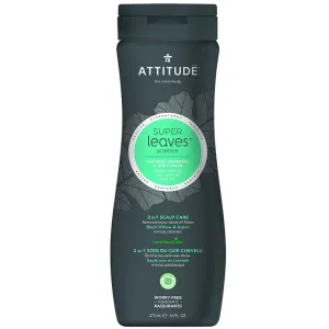 ATTITUDE - Natural Shampoo & Body Wash 2-in-1 Scalp Care Men Black Willow & Aspen - 16 fl. oz. (473 ml)