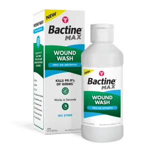 Bactine Max Wound Wash Liquid, 8 oz.