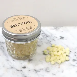 Beeswax Pellets in Glass Jar 50g