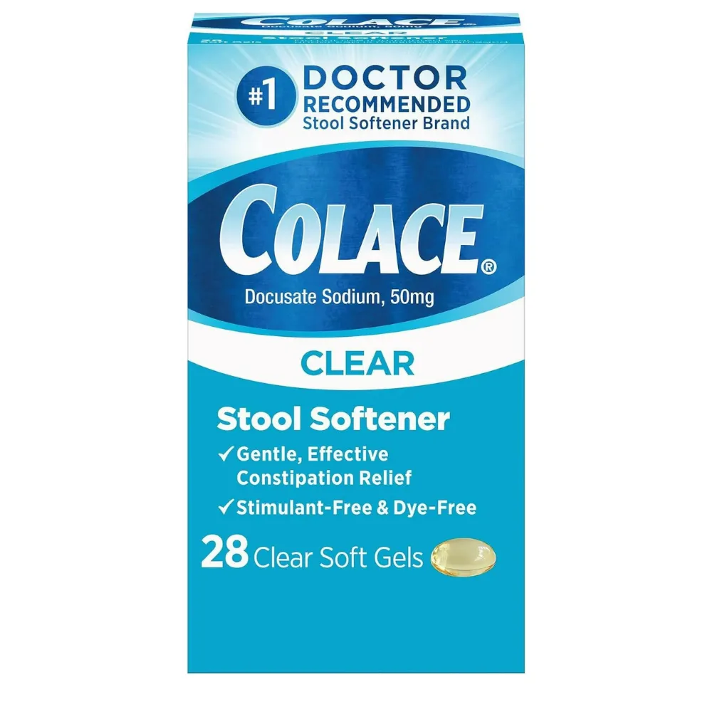 Colace Clear Soft Gels 50MG