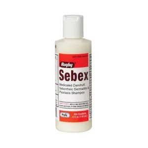 Dandruff Shampoo Sebex 4 oz. Flip Top Bottle Unscented - Major Pharmaceuticals  Mfr# 00536196297