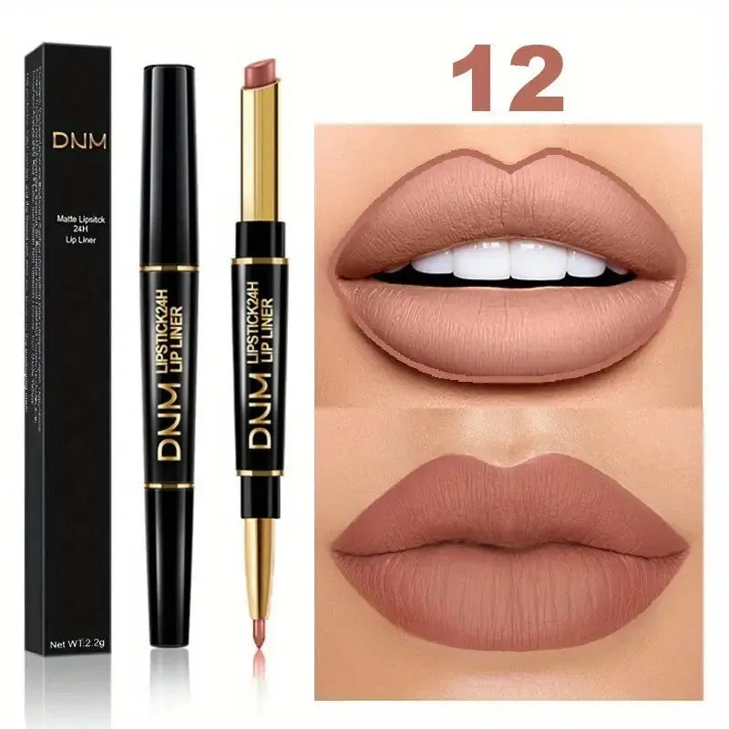 DNM 2-in-1 Waterproof Matte Lip Pencil