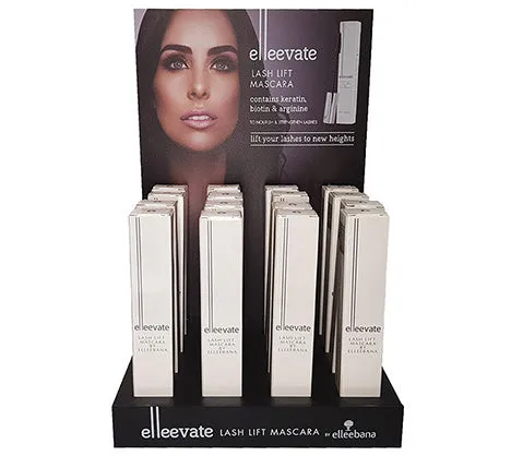 Elleebana Elleevate Display Stand - Including 16 Elleevate Lash Lift Mascaras