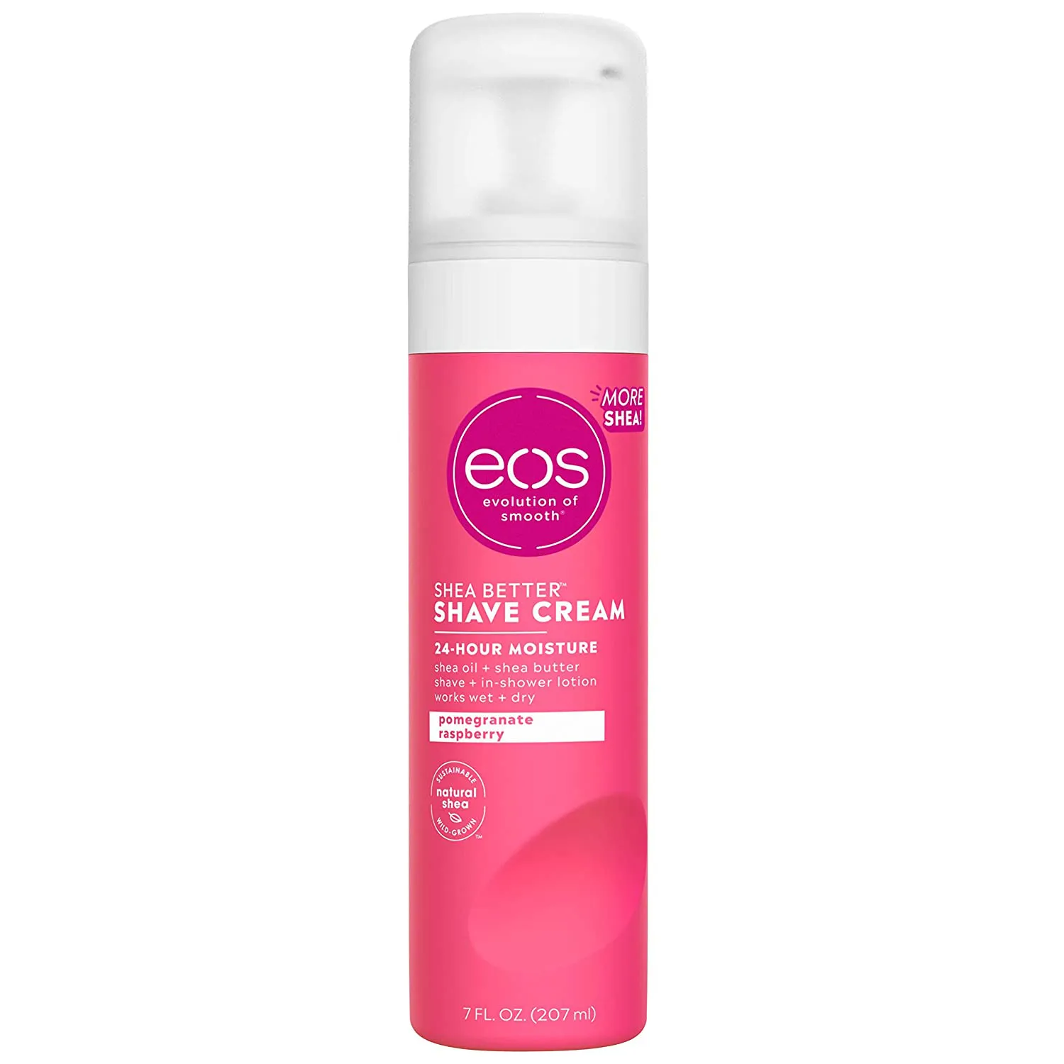 Eos Shea Better Shaving Cream for Women - Lavender | Shave Cream, Skin Care and Lotion with Shea Butter and Aloe | 24 Hour Hydration | 7 Fl Oz