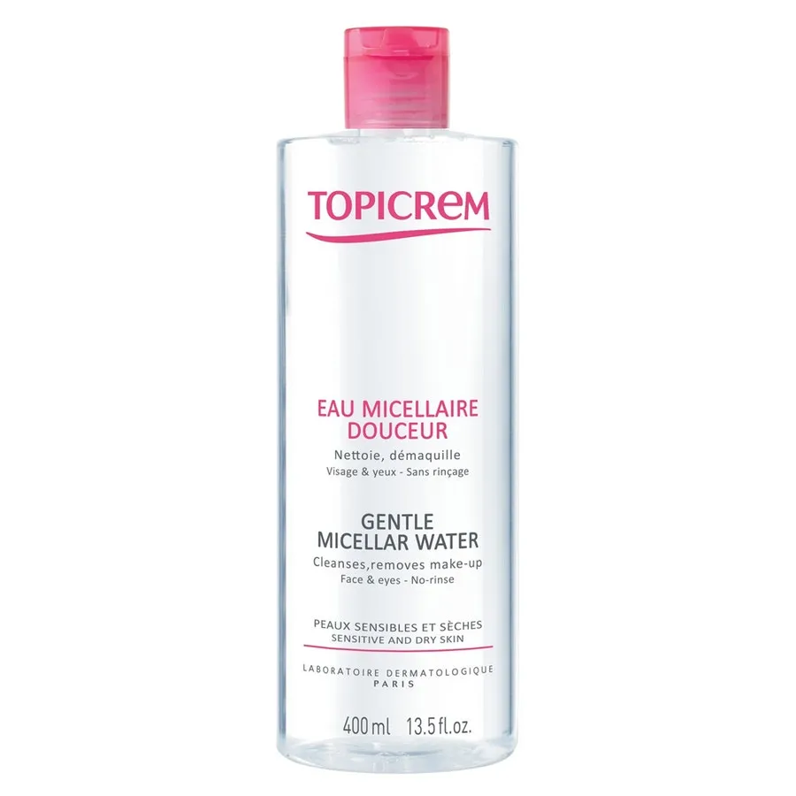 Gentle Micellar Water Dry & Sensitive Skin 400ml Douceur Peaux Sensibles Et Seches Topicrem