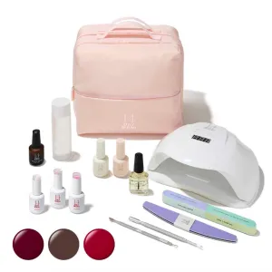 Gilded Glamour At-Home Gel Polish Vanity Bag Kit