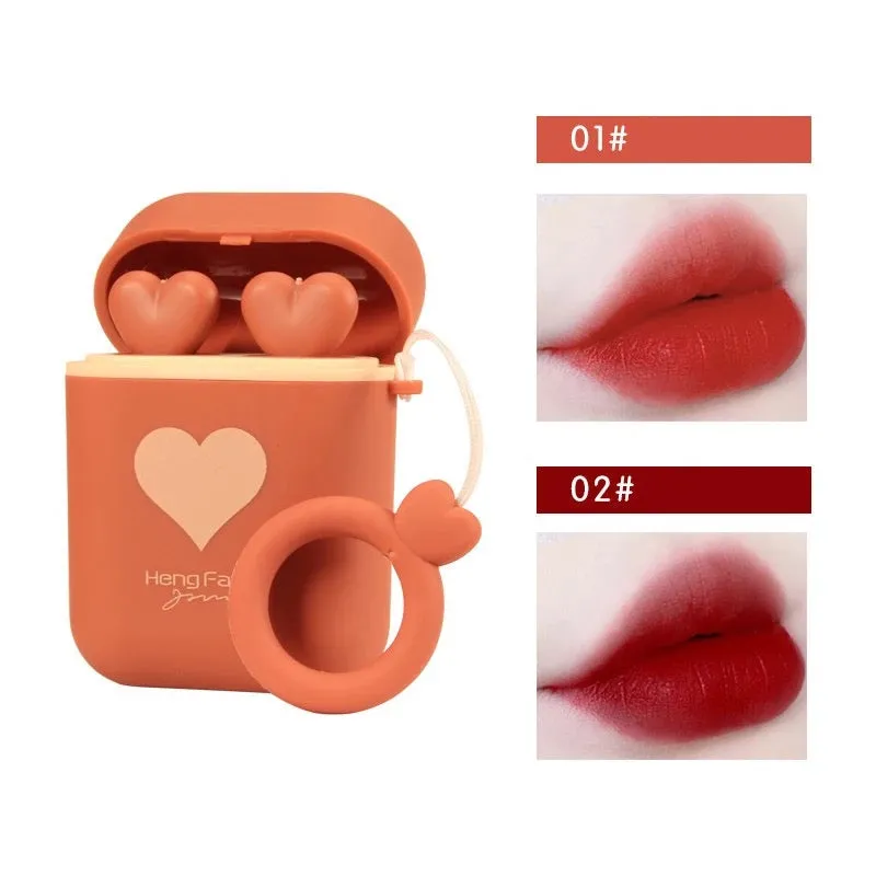 Heng Fang - 2pcs Airpods Smooth Matte Lipsticks