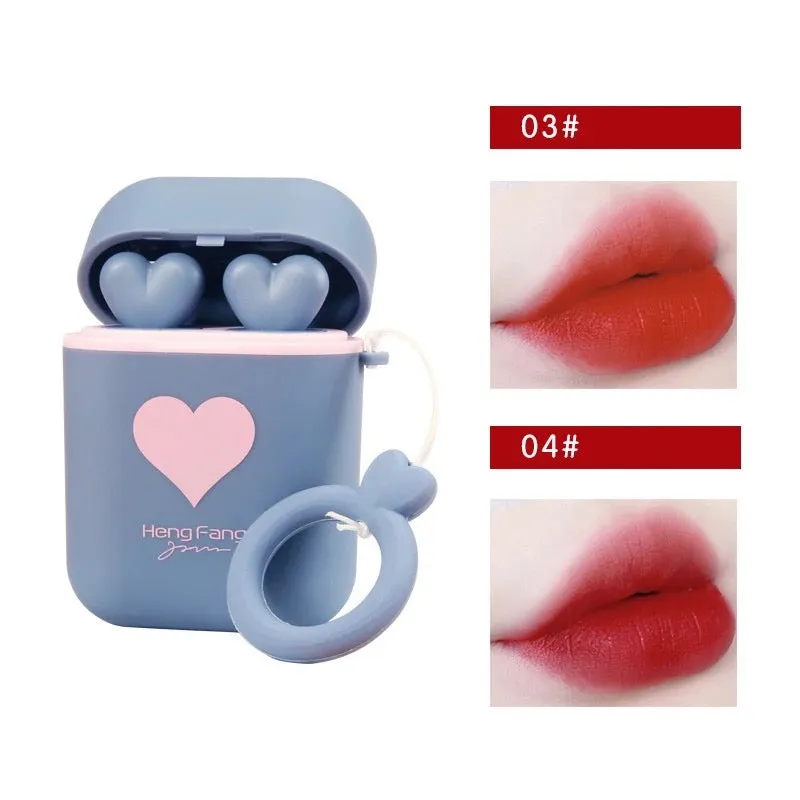 Heng Fang - 2pcs Airpods Smooth Matte Lipsticks