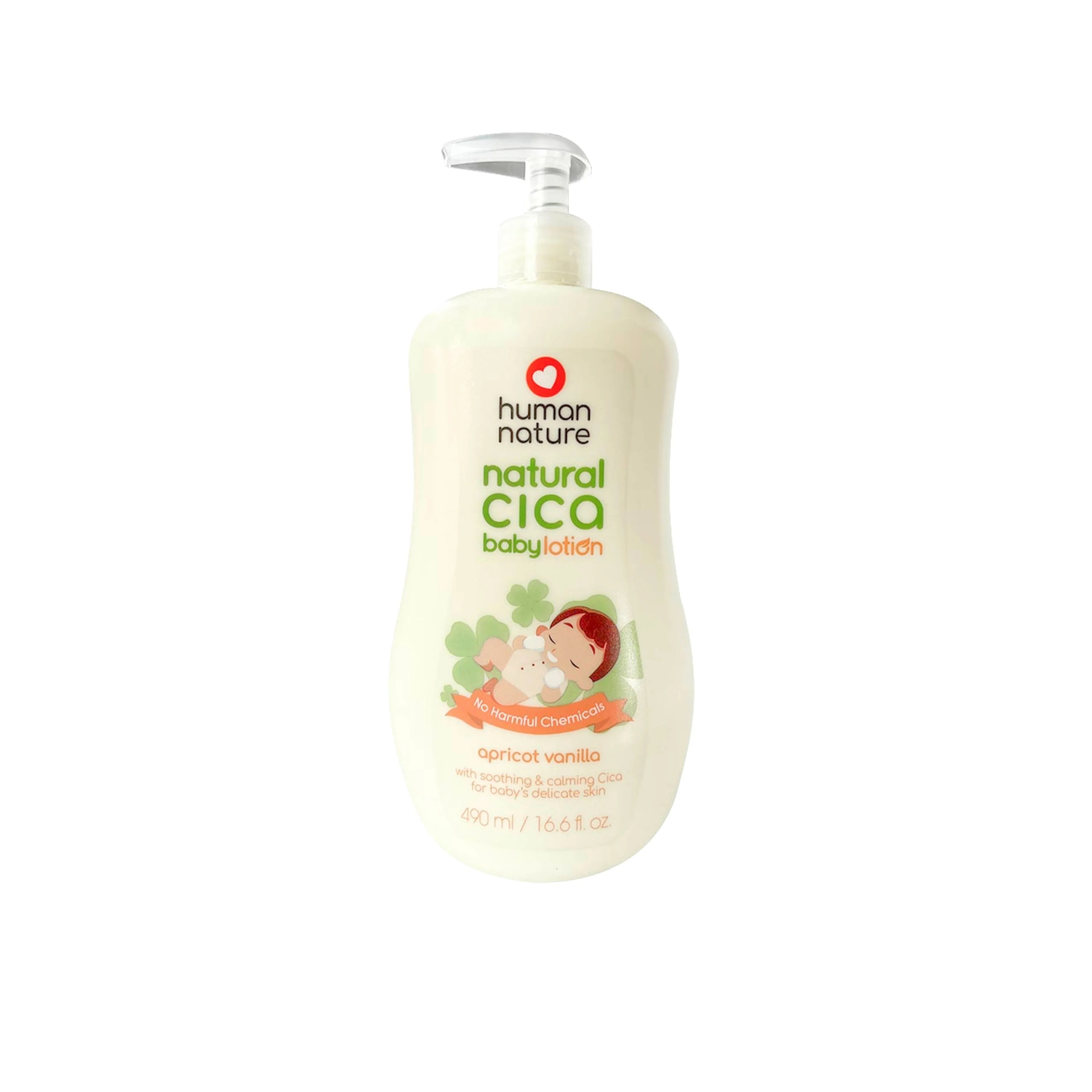 Human Nature Natural Cica Baby Lotion - Apricot Vanilla