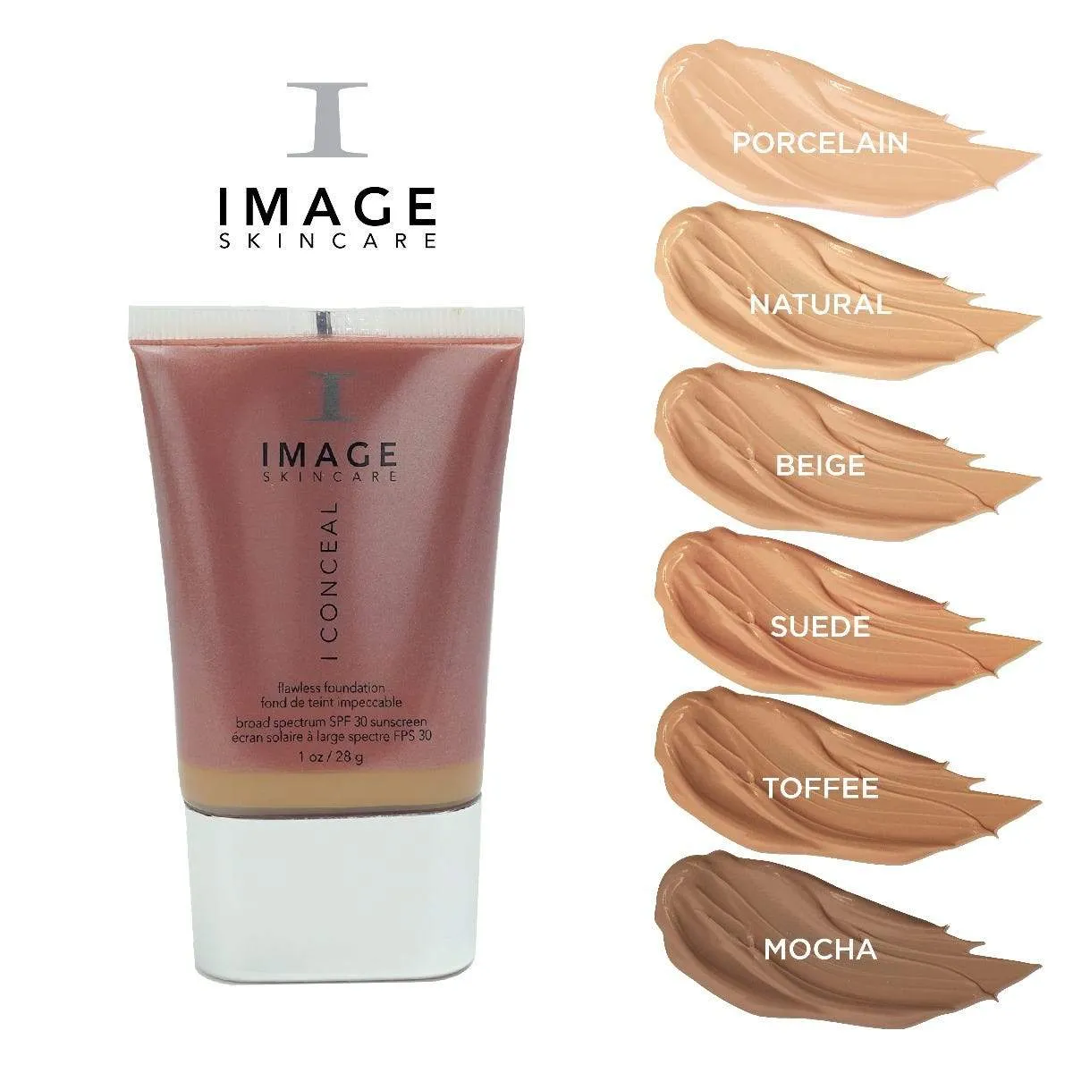 I CONCEAL flawless foundation broad-spectrum SPF 30 sunscreen toffee