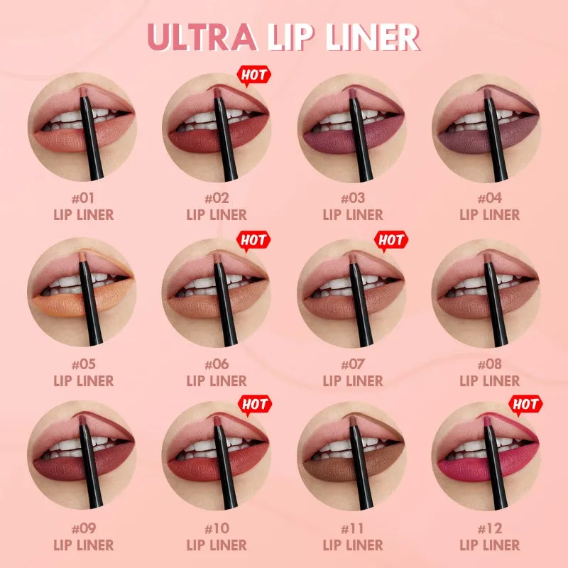 Lip Crush Waterproof Matte Lipliner