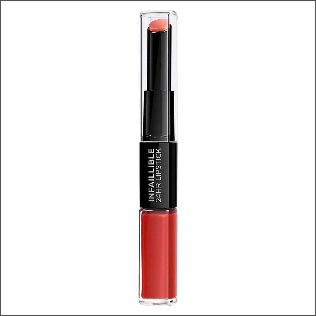 L'Oréal Paris Infaillible 2 Step 24hr Lipstick 506 Red Infaillible