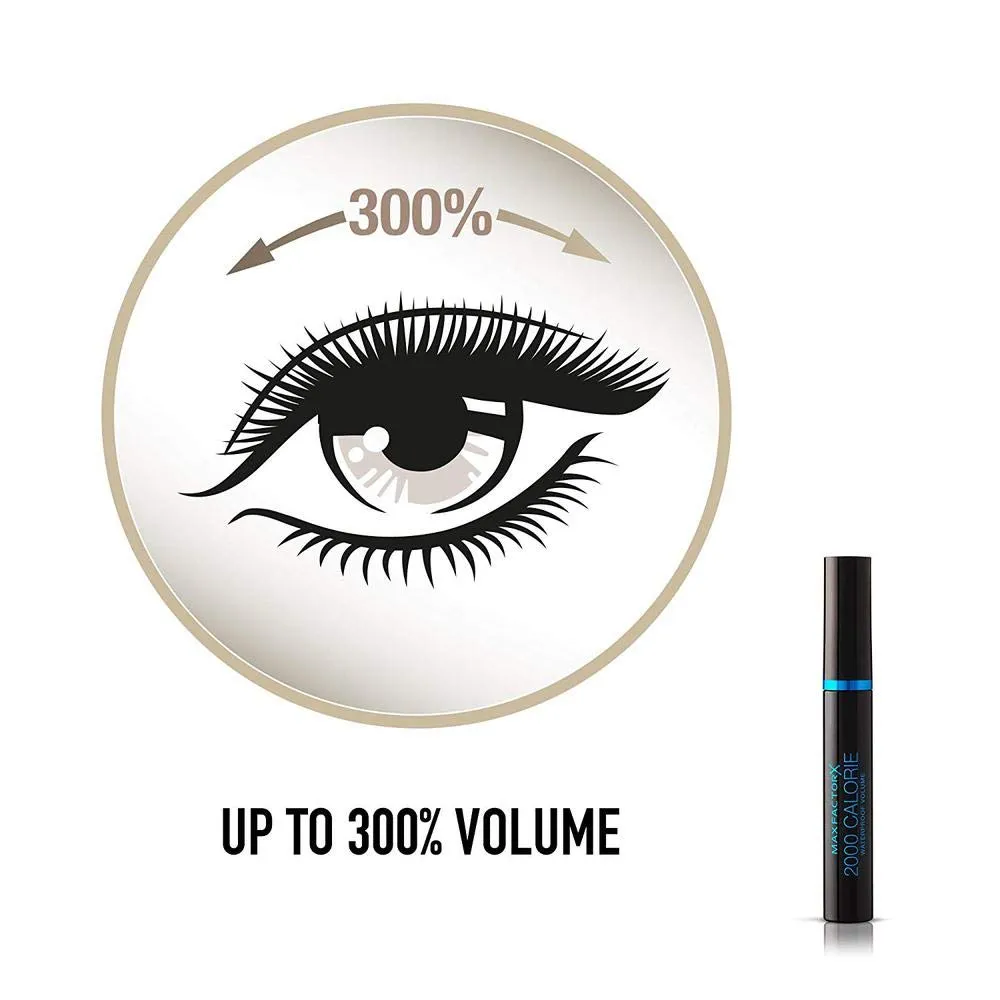 Max Factor 2000 Calorie Waterproof Mascara - Black 1