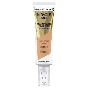 Max Factor Miracle Pure Foundation 45 Warm Almond