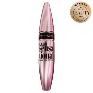 MAYBELLINE Lash Sensational Washable Mascara - Blackest Black