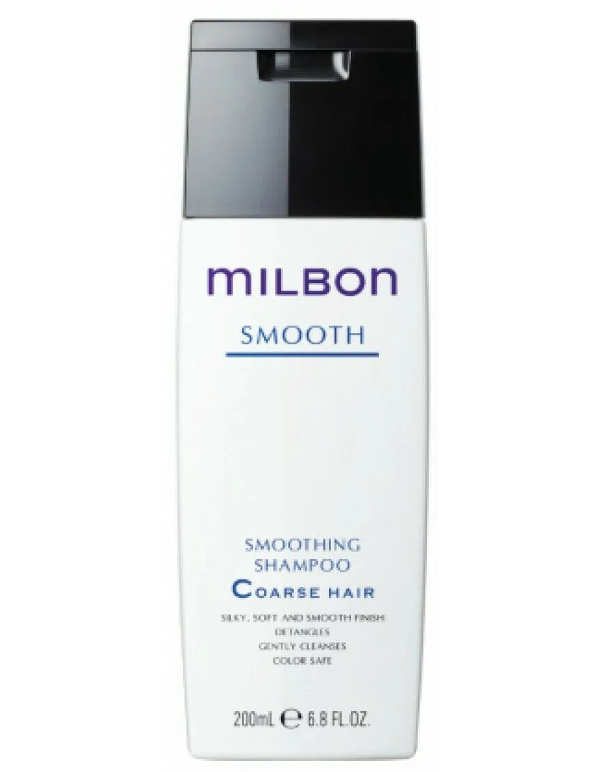 Milbon Smooth Smoothing Shampoo Coarse Hair 6.8 oz No Box