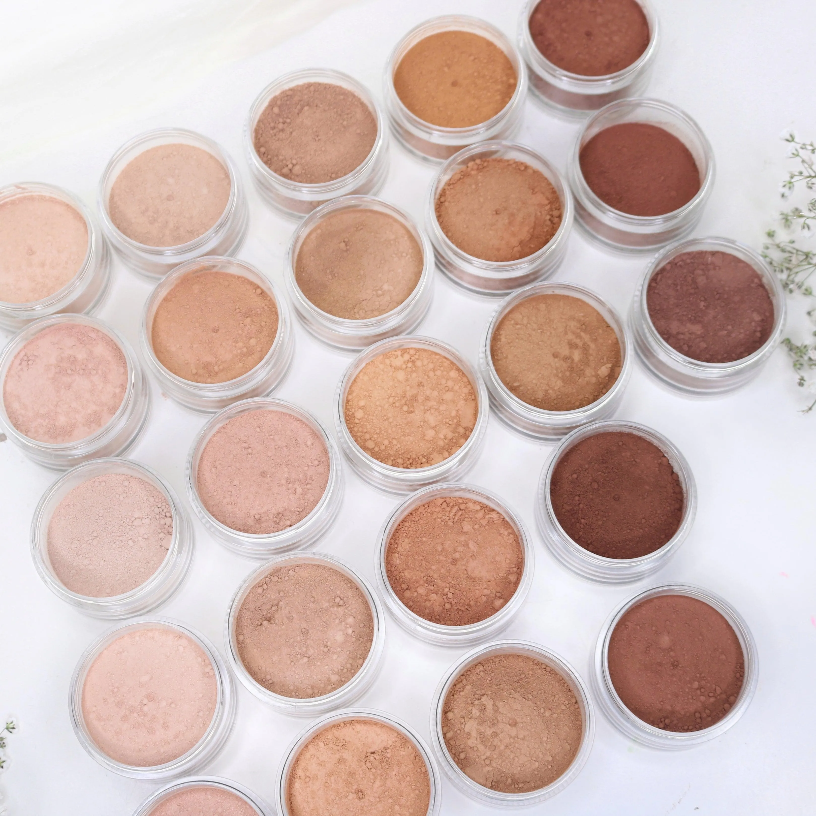 Mineral Powder Foundations.