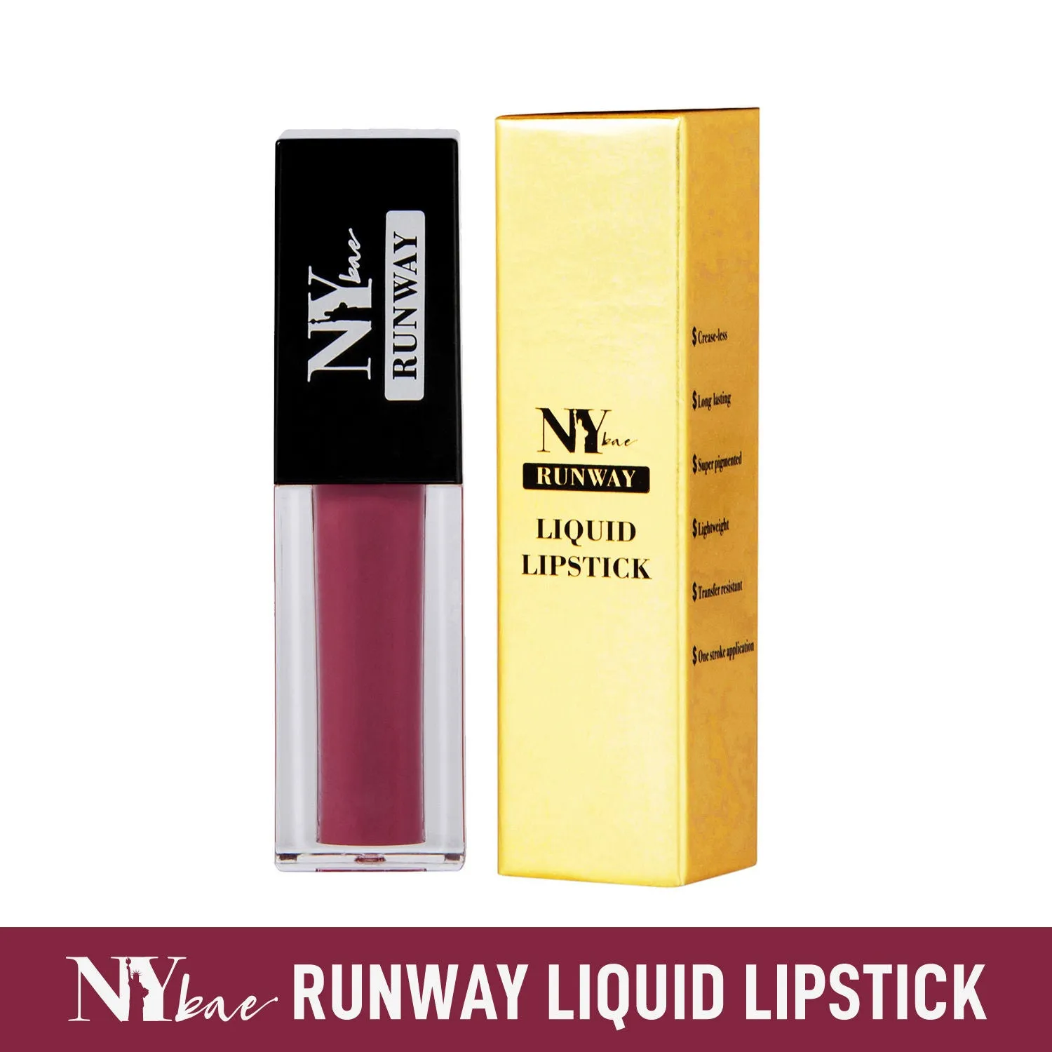 NY Bae Liquid Lipstick, Runway Range - Yankee Sporty Style 7