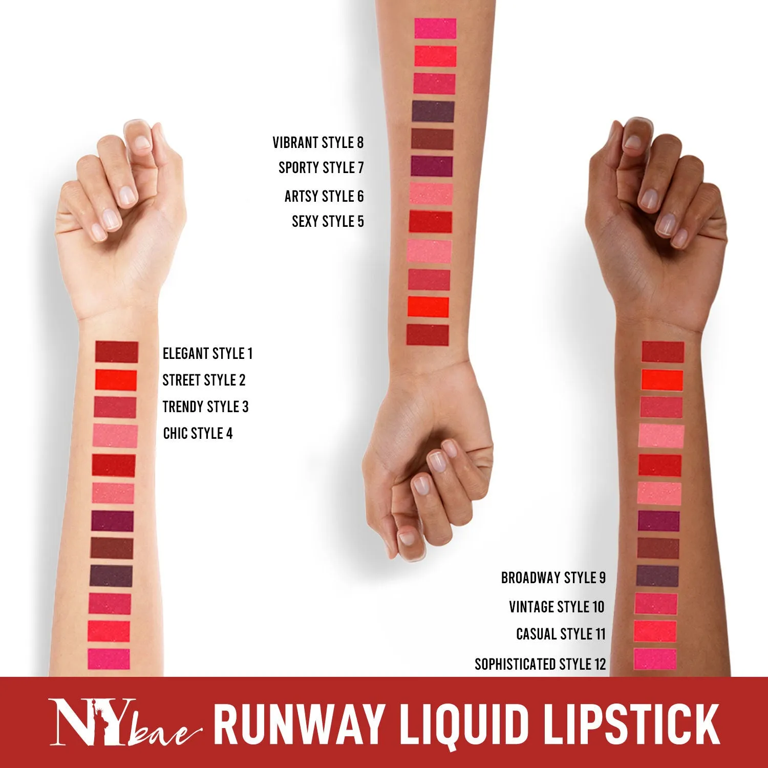 NY Bae Liquid Lipstick, Runway Range - Yankee Sporty Style 7