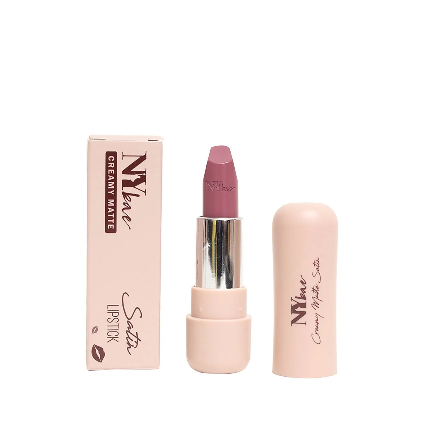 NY Bae Satin Matte Lipstick - Mighty Mauve 09 | Mauve | Creamy Satin Finish | High Shine Colour | Hydrating | Long-Lasting | Weightless