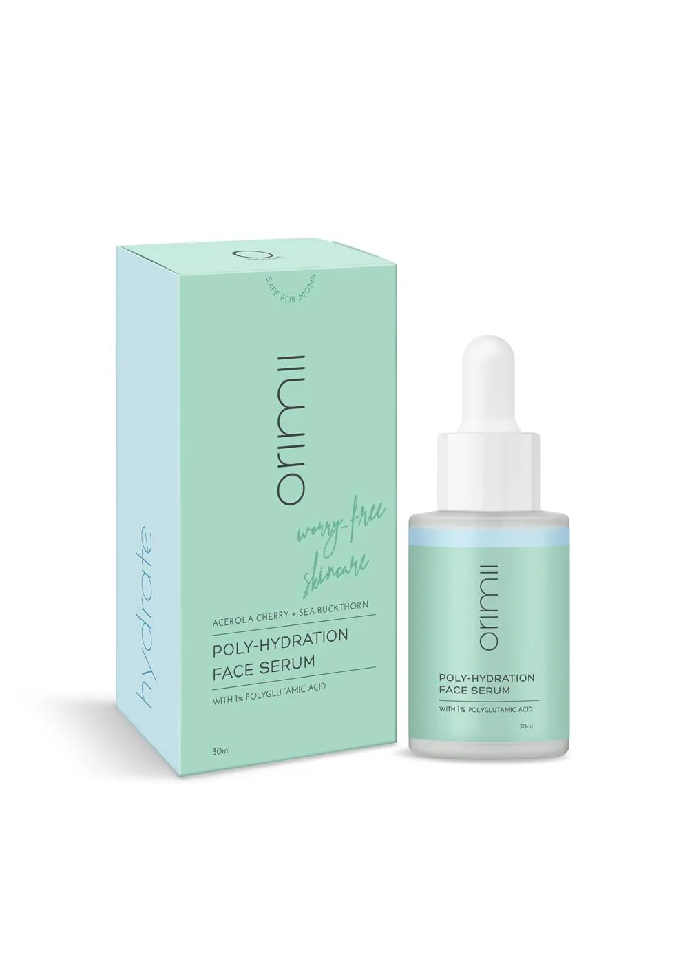 Orimii Poly Hydration Face Serum (30ml) with Hyaluronic Acid for Hydration- Pregnancy Safe