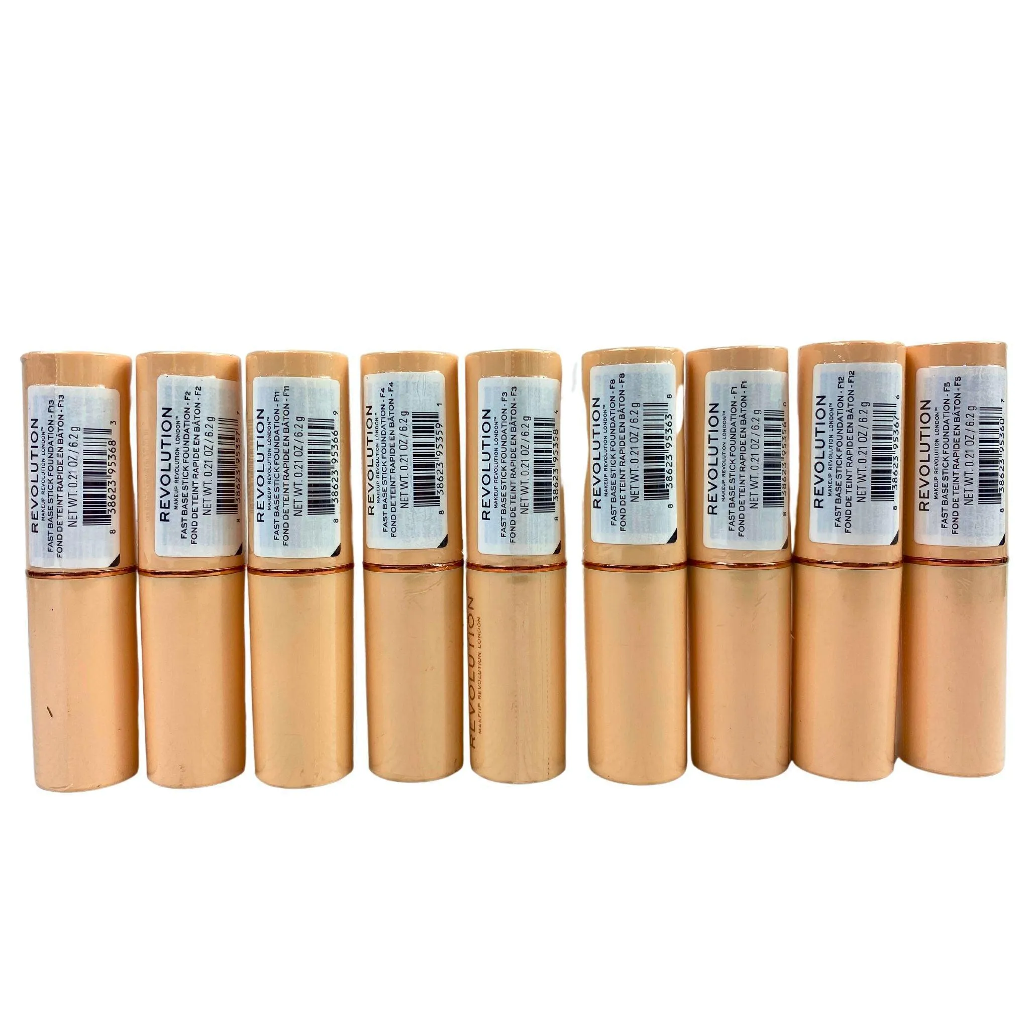 Revolution Fast Base Stick Foundation Assorted Mix 0.21OZ (50 Pcs lot)