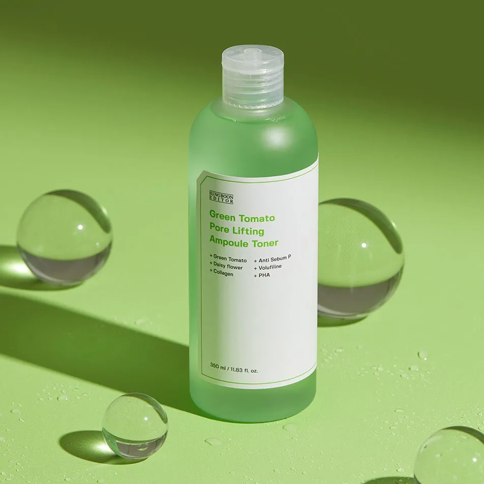 Sungboon Editor Green Tomato Pore Lifting Ampoule Toner 350ml