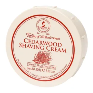 Taylor of Old Bond Street Cedarwood Shaving Cream 150g