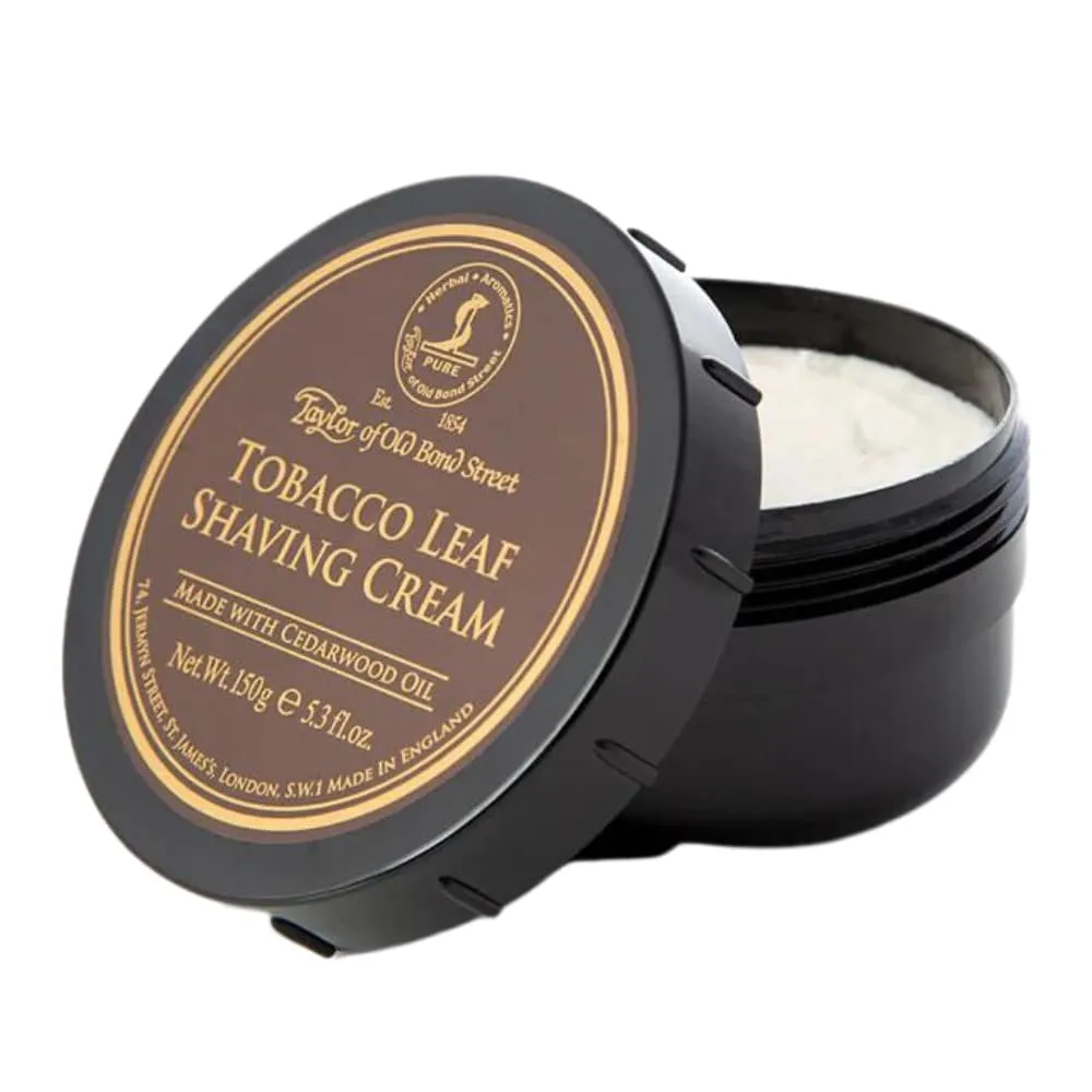 Taylor of Old Bond Street Tobacco Leaf Shaving Cream 150g