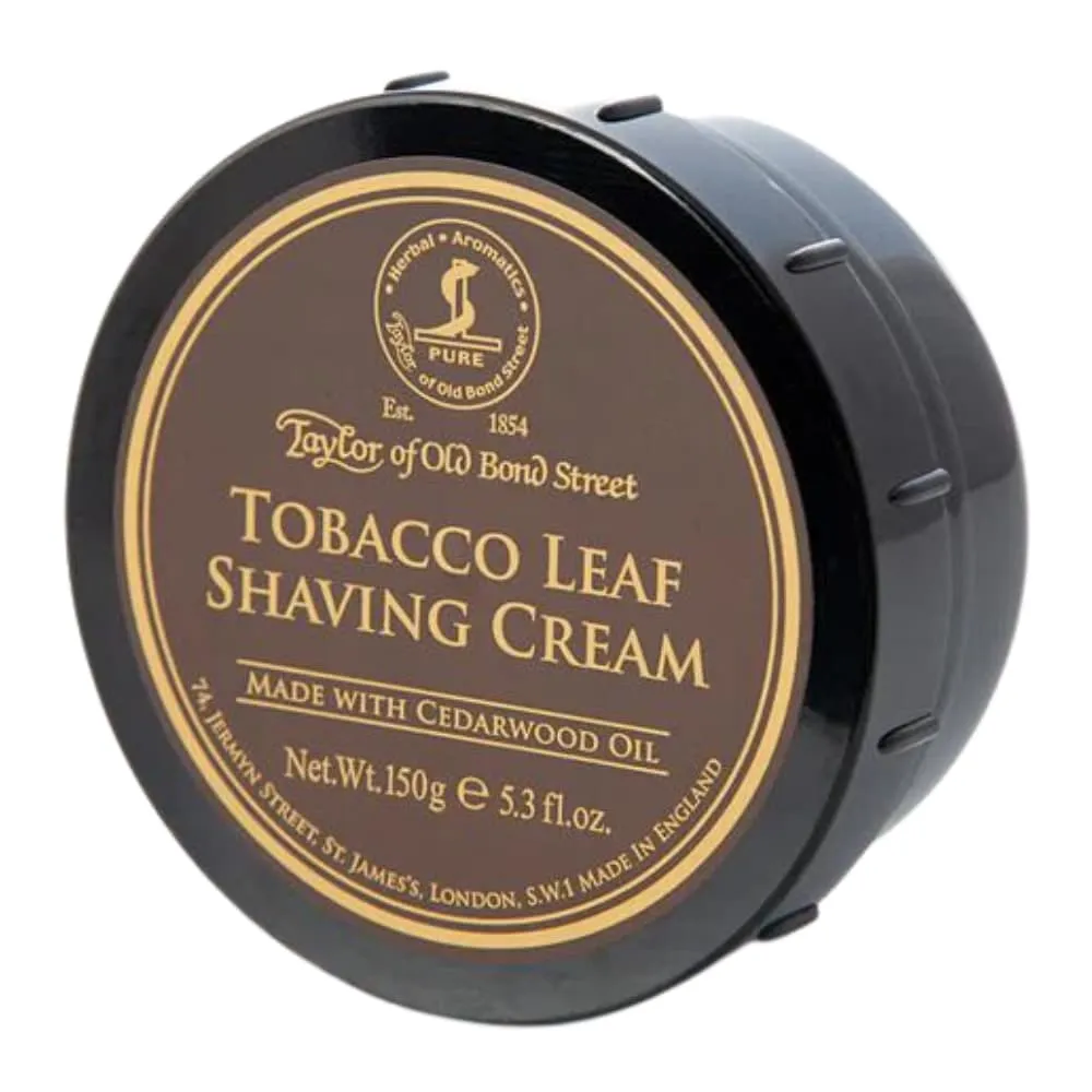 Taylor of Old Bond Street Tobacco Leaf Shaving Cream 150g