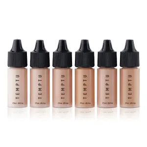 Temptu Fair/Light Perfect Canvas Airbrush Foundation 6-pack