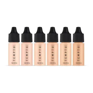 Temptu Perfect Canvas Hydra Lock Airbrush Foundation 6-pack (Fair/Light)