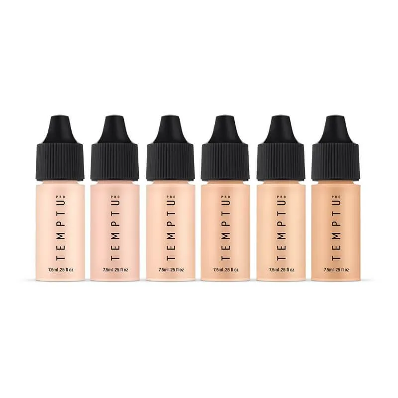 Temptu Perfect Canvas Hydra Lock Airbrush Foundation 6-pack (Fair/Light)