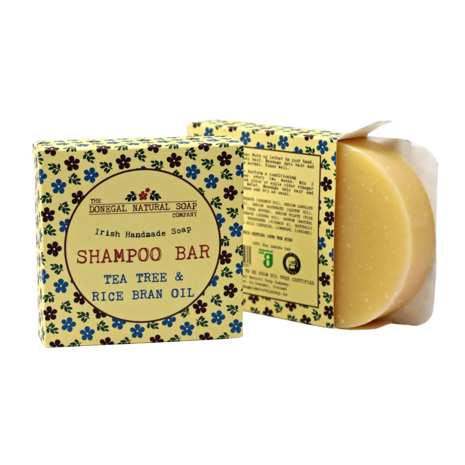 The Donegal Natural Soap Company Tea Tree & Rice Bran Shampoo Bar