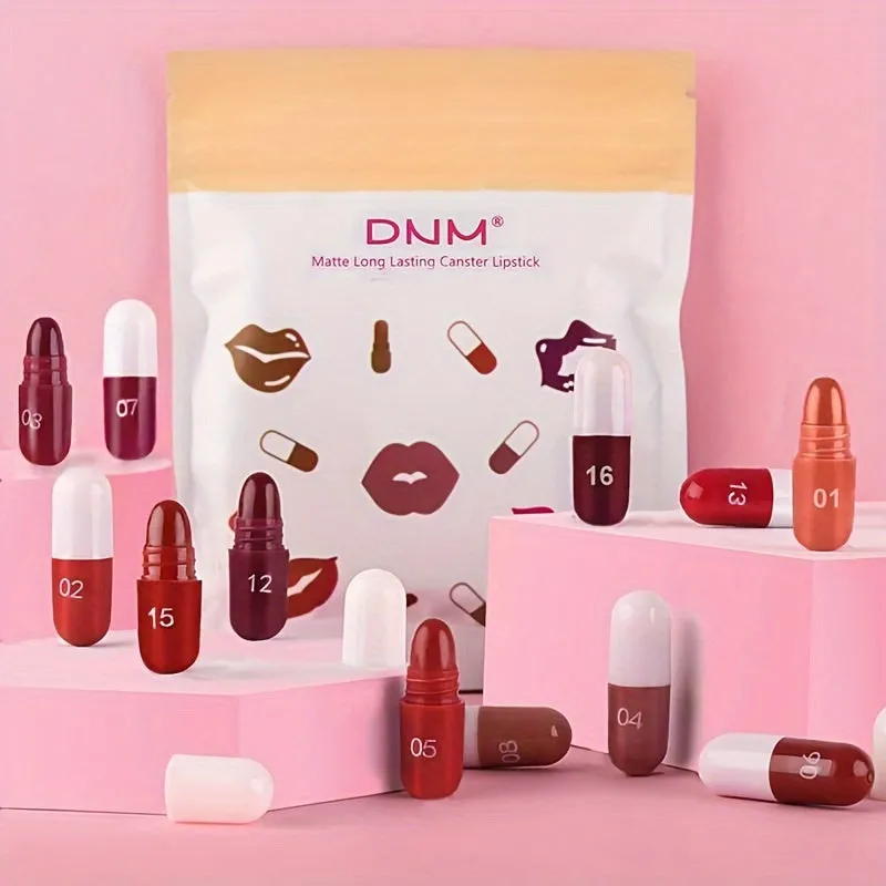 Velvet Luxe: 18 Pcs Mini Matte Lipstick Set